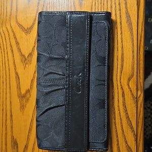 COACH BLACK WALLET